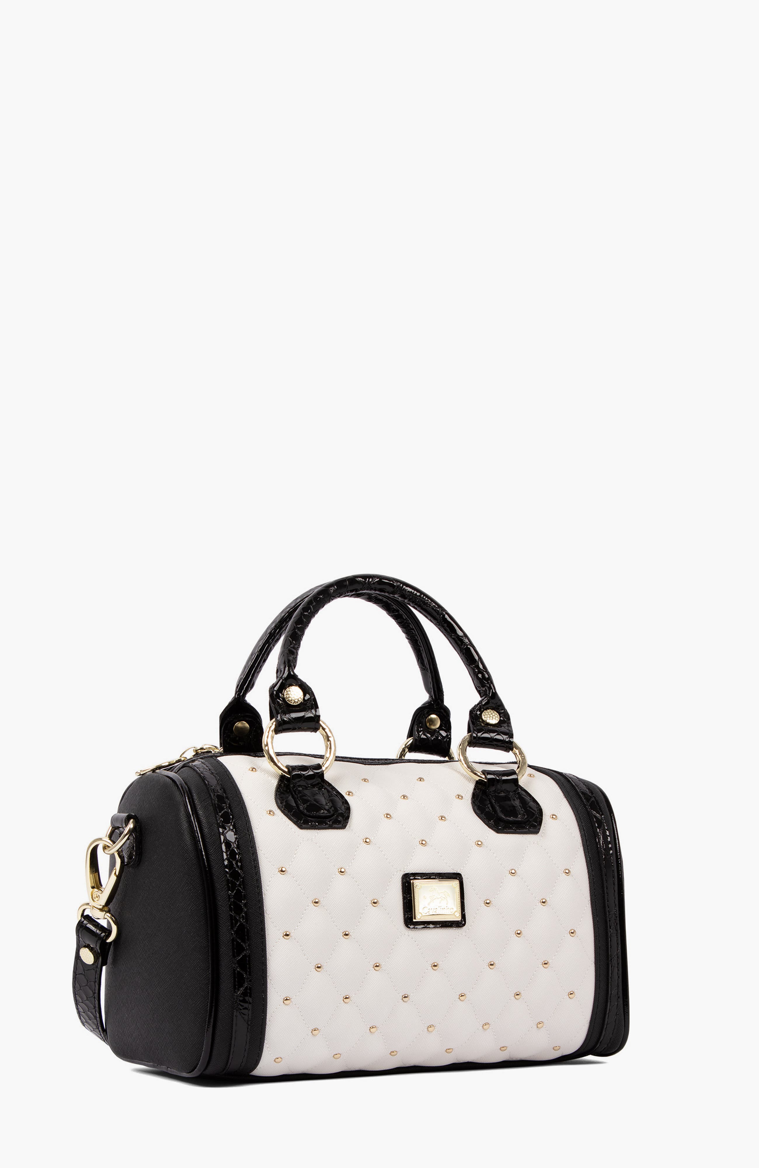 Craft 569 Handbag, Alternate, color, Black / White