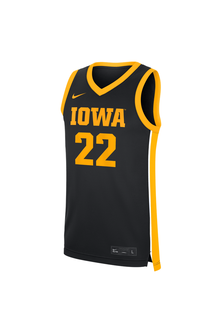 Men's Nike Caitlin Clark Black Iowa Hawkeyes Home Replica Basketball Jersey, Alternate, color, Black