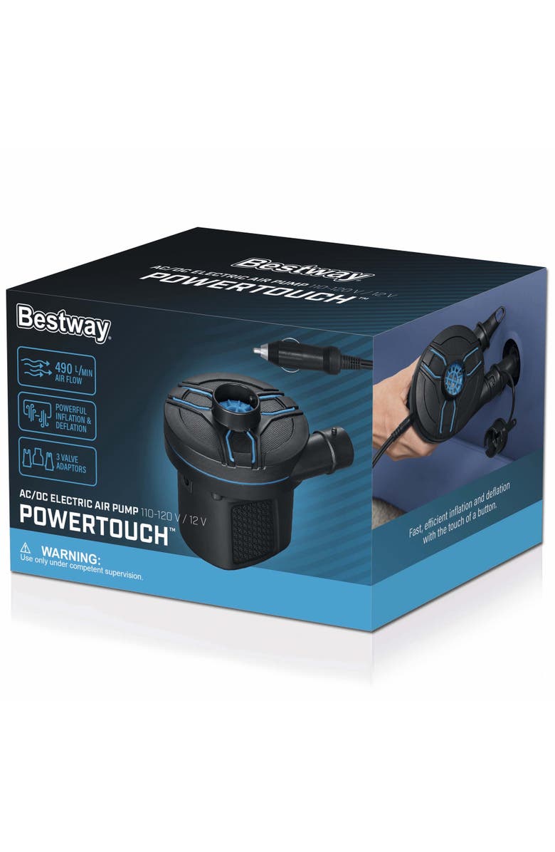 Bestway AC/DC Electric Air Pump, Main, color, Black