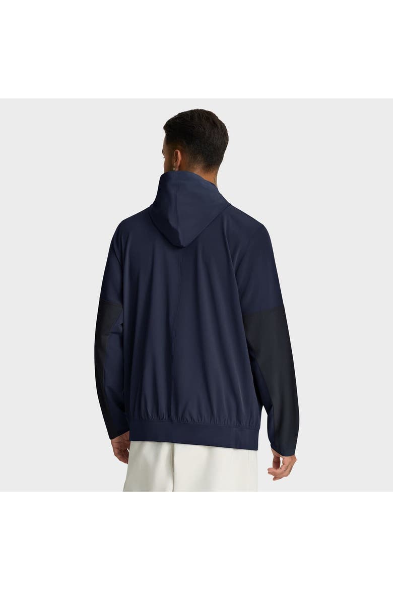 Men's Nike Navy Michigan Wolverines Anorak Half-Zip Hoodie Jacket, Alternate, color, Navy