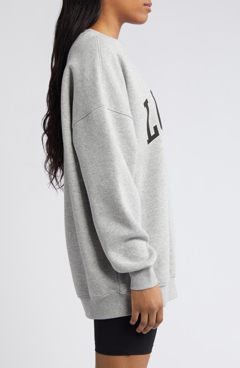 BP. Oversize Graphic Crewneck Sweatshirt, Alternate, color,