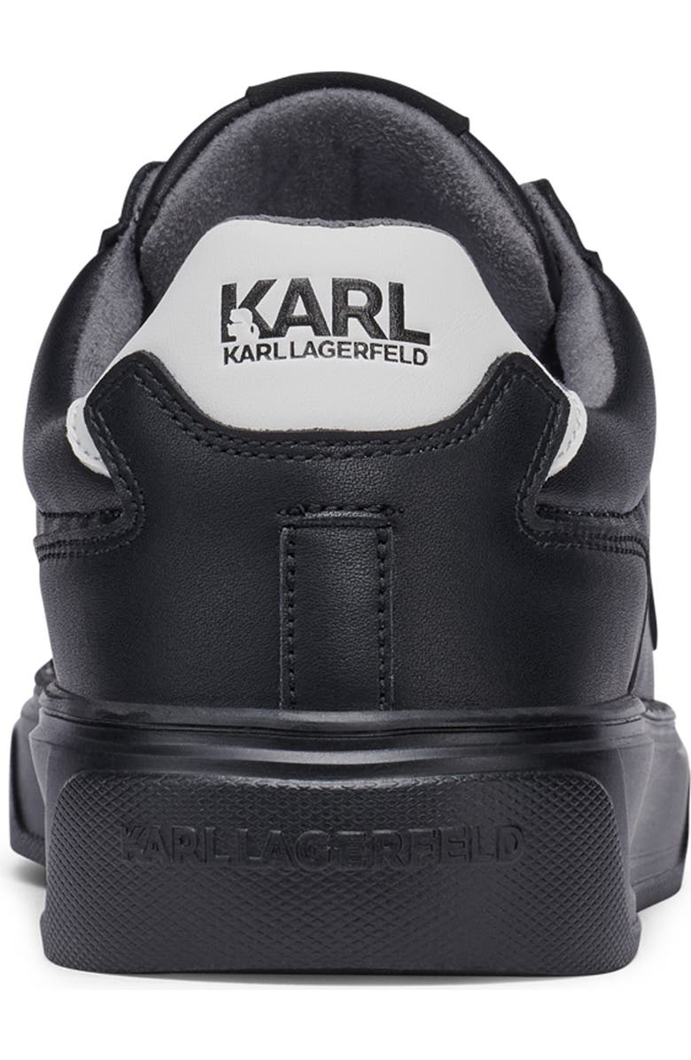 KARL LAGERFELD PARIS Side Karl Low Top Sneaker, Alternate, color, Black