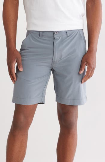 Shop Vintage 1946 Heathered Drawstring Shorts In Heather Denim