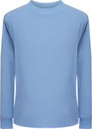 Aspect Cotton Boxy Rib Trim Long Sleeve Sweatshirt