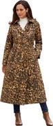 Jessica London Contrast Hood Raincoat