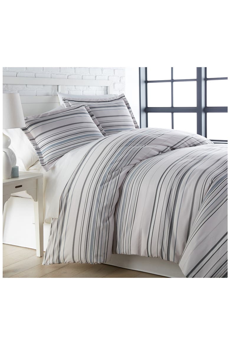 Stripe Collection - Luxury Premium Oversized Comforter Set, Alternate, color, GRAY