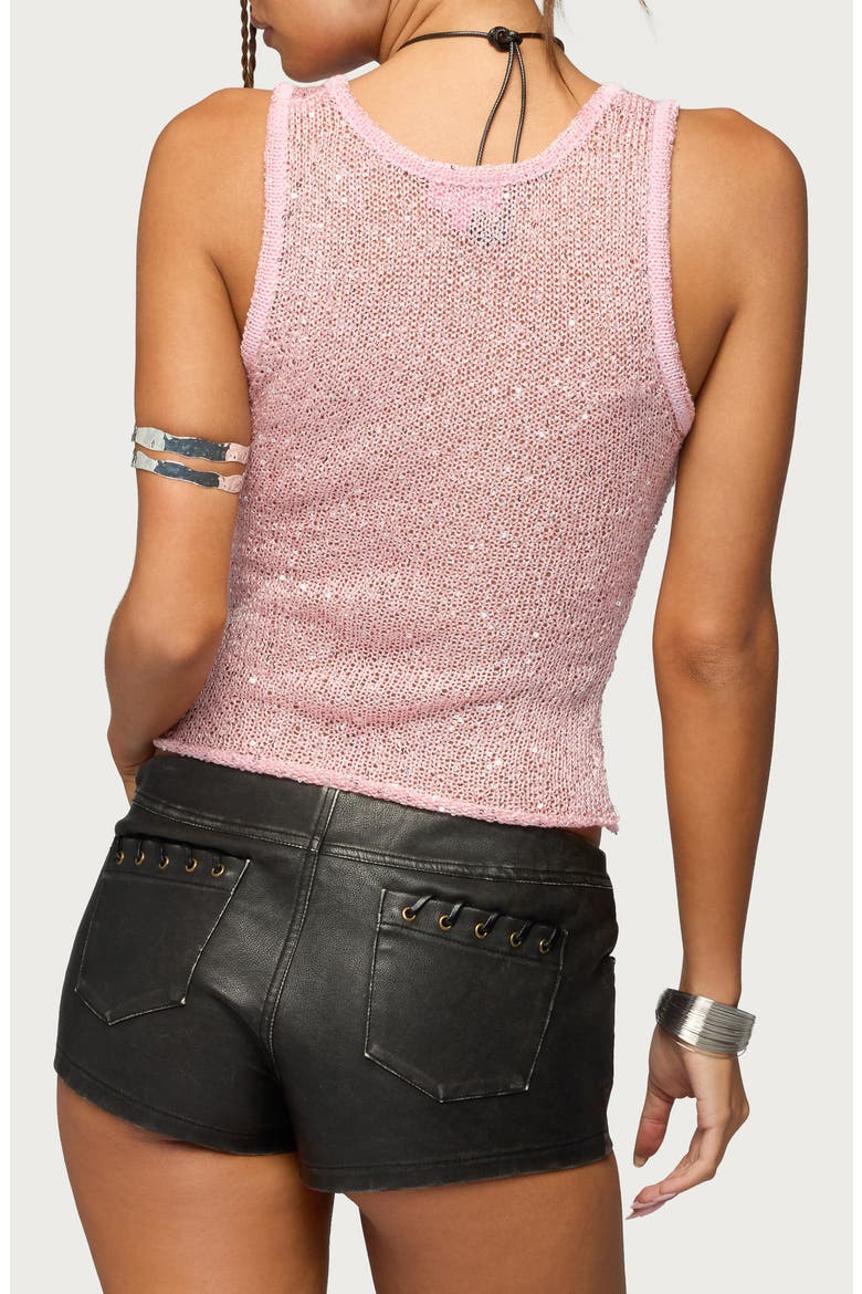 Eleora Sequin Tank Top, Alternate, color, PINK