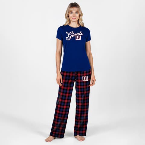 Women's Concepts Sport Royal/Red New York Giants Highland Sleep Set
