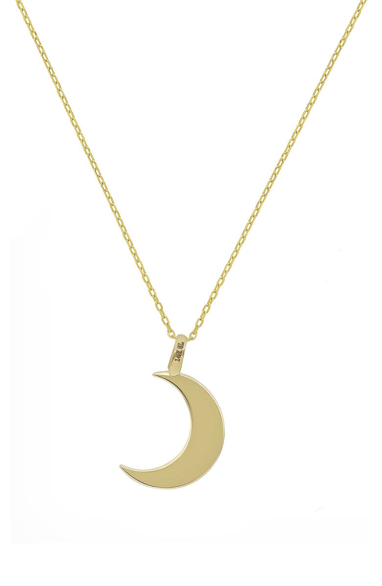 Bony Levy 14K Gold Crescent Moon Pendant Necklace, Main, color, 14K Yellow Gold