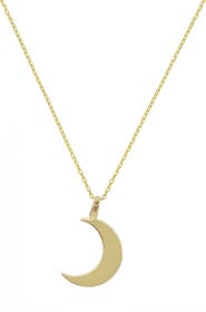 Bony Levy 14K Gold Crescent Moon Pendant Necklace