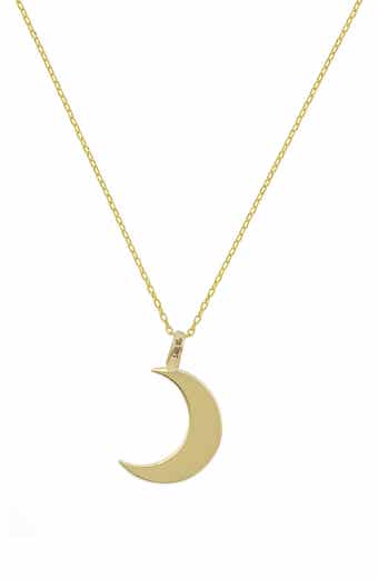 Bony Levy 14K Gold Crescent Moon Pendant Necklace