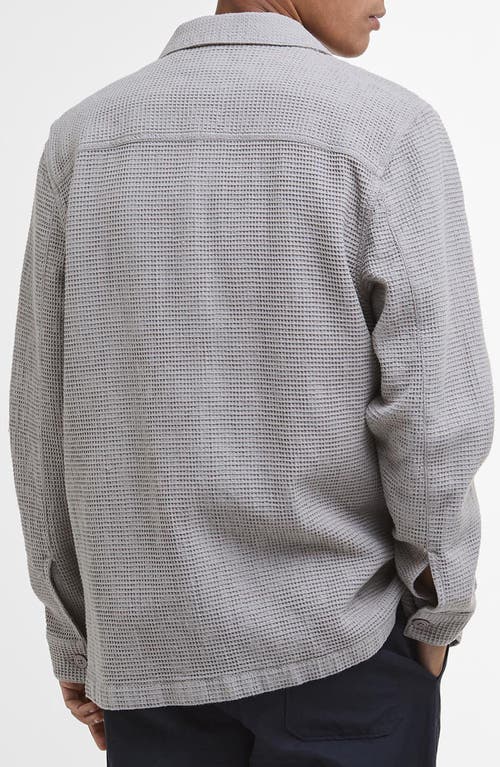 Barbour Sandwood Thermal Overshirt In Gray