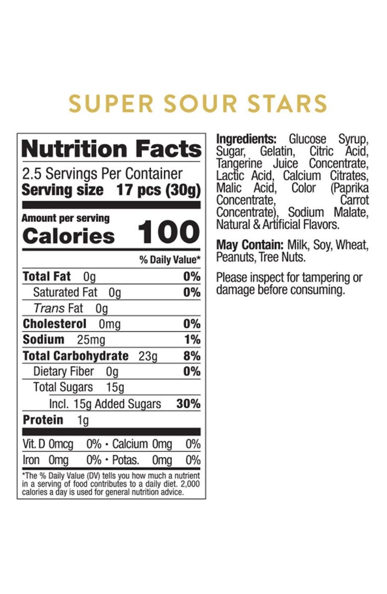 sugarfina x Sanrio Hello Kitty<sup>®</sup> Set of 4 Super Sour Star Candy Cubes, Alternate, color, 