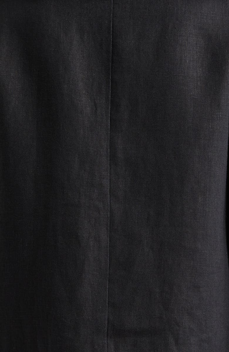 POSSE Emma Boxy Linen Jacket, Alternate, color, Black