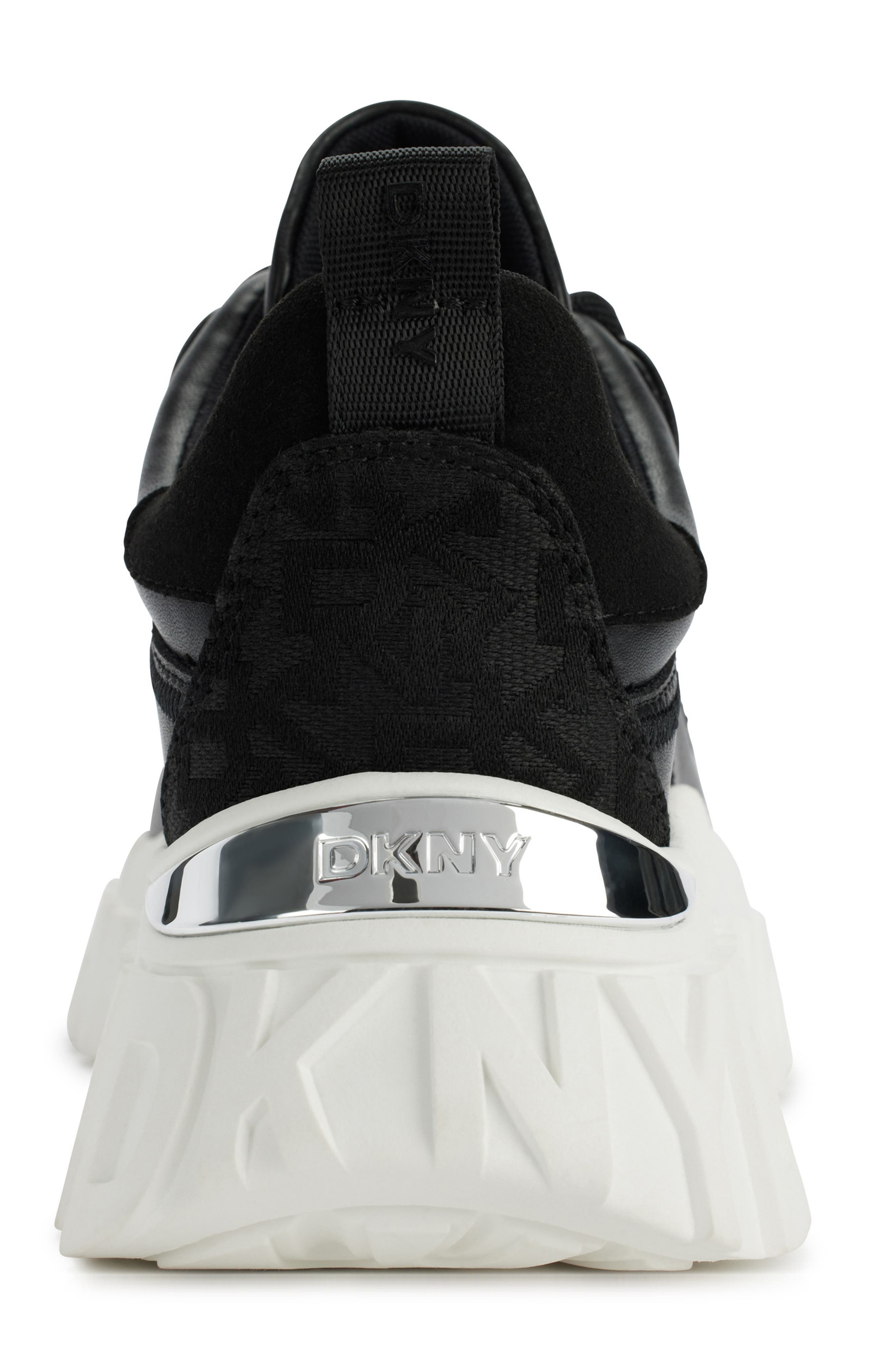 DKNY Lacombe Platform Sneaker, Alternate, color, Black