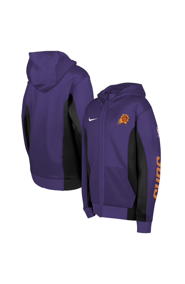 Nike Youth Nike Purple Phoenix Suns Showtime Performance Full-Zip Hoodie, Main, color, 