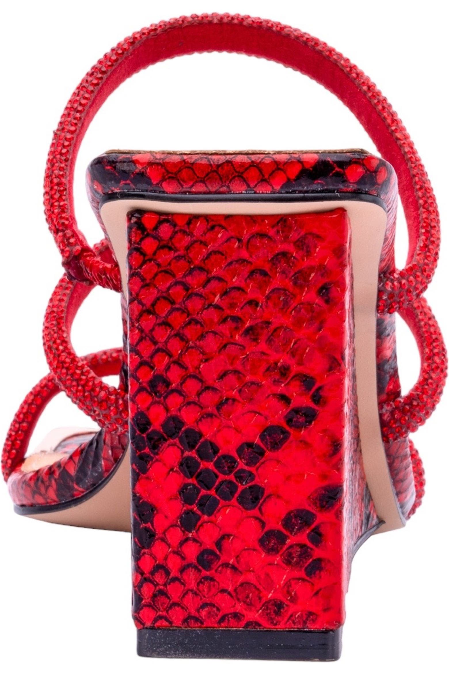 Snake Curtains NINETY UNION Angel Snake Embossed Wedge Heel Sandal (Women) | Nordstromrack