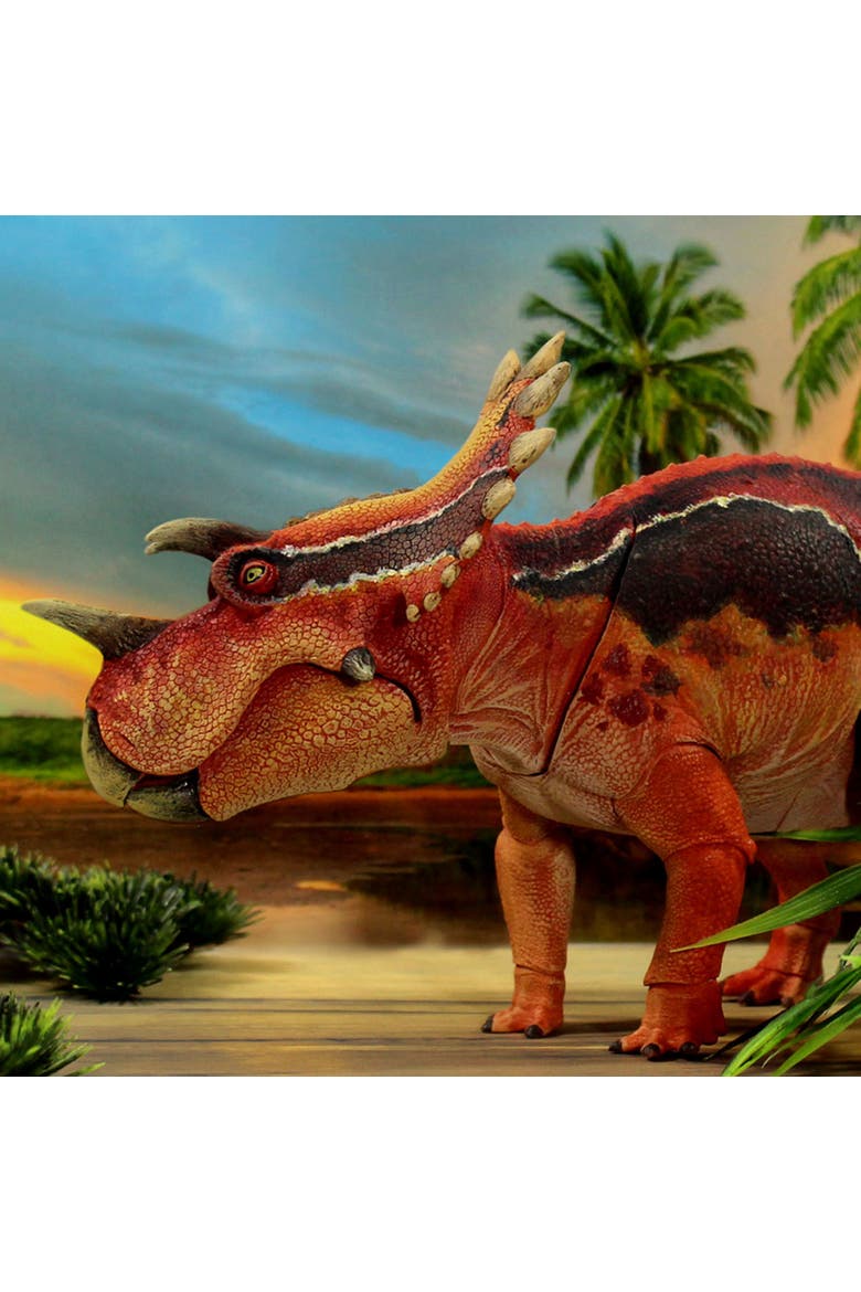 Regaliceratops Peterhewsi 1/18th Scale Dinosaur Figure, Alternate, color, Multicolored