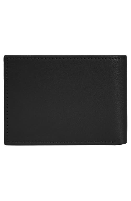 CHAMPS CHAMPS ONYX ID FLAP LEATHER BIFOLD WALLET 