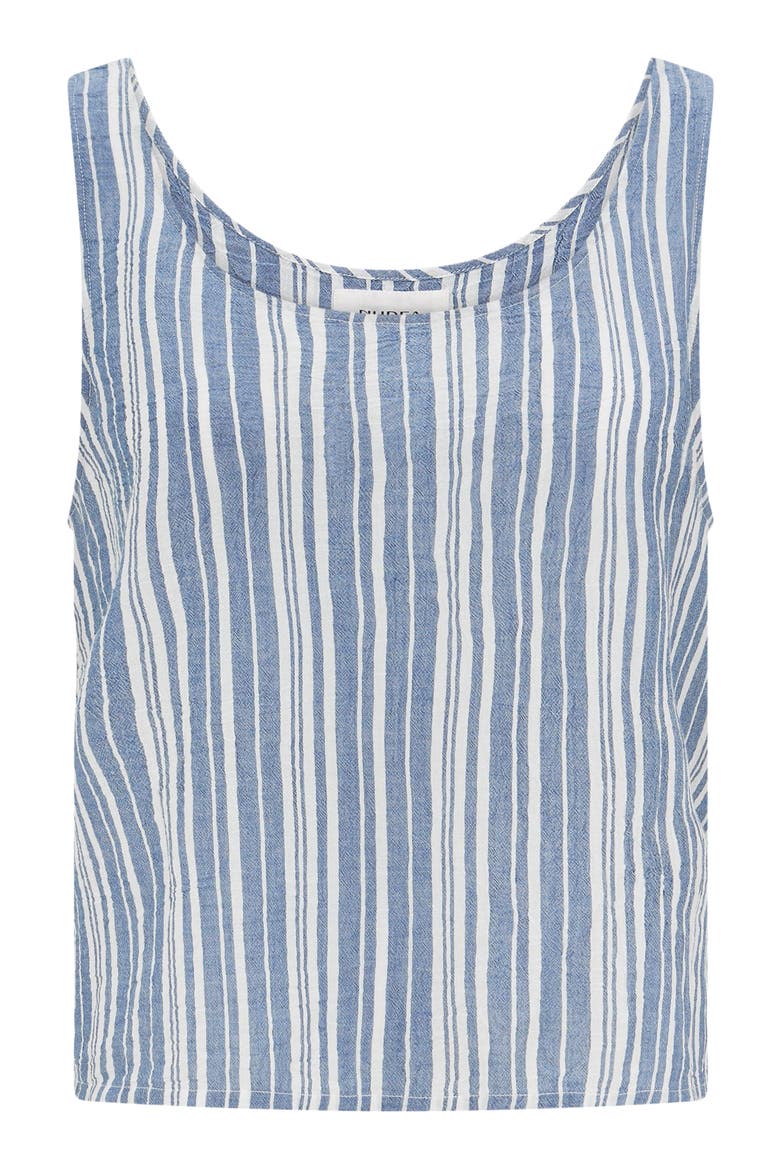 The Tank, Alternate, color, Navy Blue Stripe