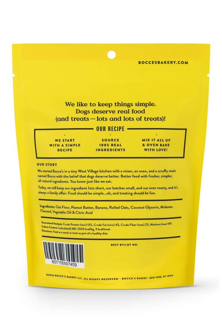 Bocce's Bakery PB & Banana Soft & Chewy Dog Treats, Alternate, color, NONE