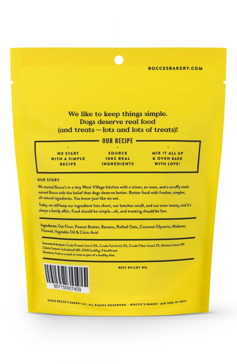 Bocce’s Bakery Bocce's Bakery PB & Banana Soft & Chewy Dog Treats, Alternate, color,