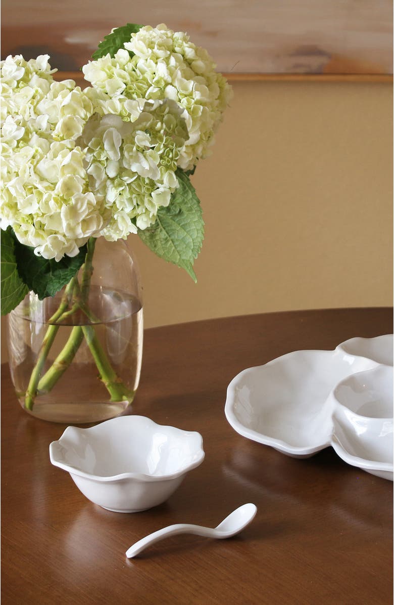 BEATRIZ BALL Collection Vida Havana Mini Bowl with Spoon, Alternate, color, White