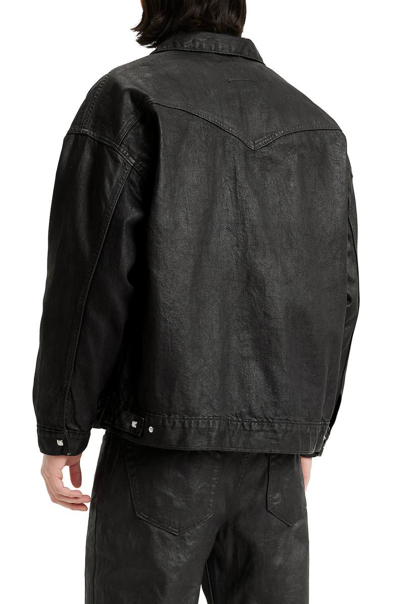Levi's<sup>®</sup> Coated Denim Trucker Jacket, Alternate, color, 
