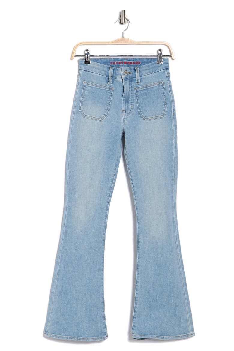 Stevie High Waist Flare Jeans, Alternate, color, VIRGO