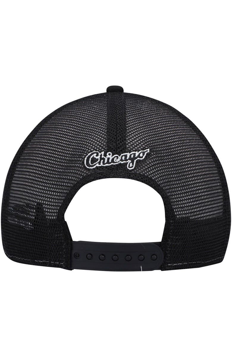 New Era Men's New Era White/Black Chicago White Sox 2022 Clubhouse Trucker 9FIFTY Snapback Hat, Alternate, color, White