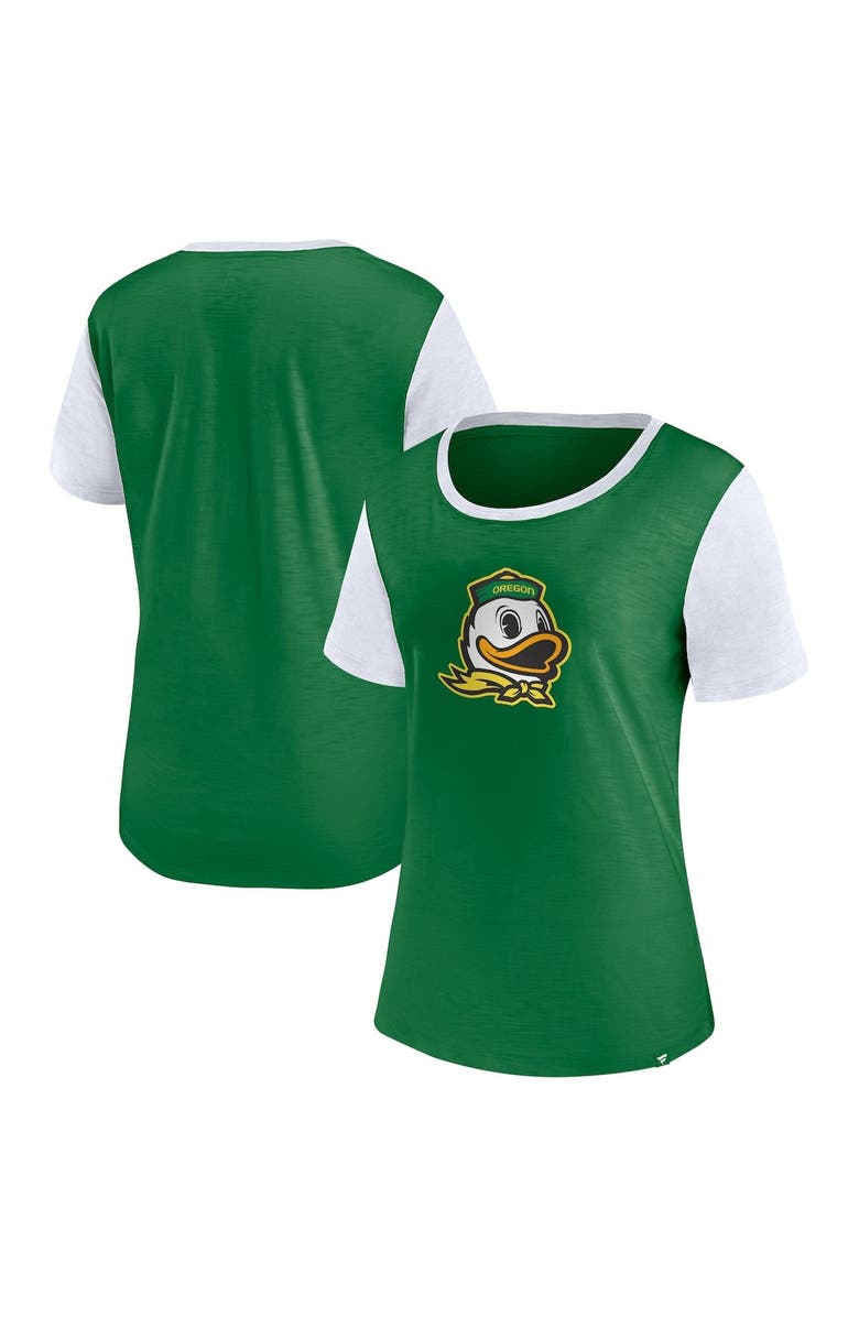 FANATICS Women's Fanatics Branded Green Oregon Ducks Carver T-Shirt, Main, color, 