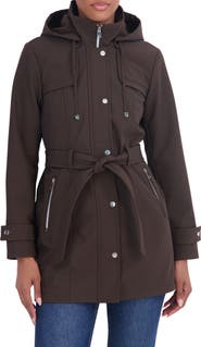 Sebby Water Resistant Hooded Softshell Jacket