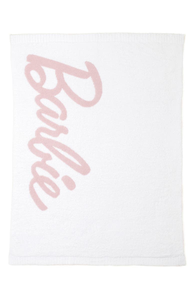 Barefoot Dreams<sup>®</sup> Barbie<sup>®</sup> CozyChic<sup>™</sup> Throw Blanket, Main, color, 