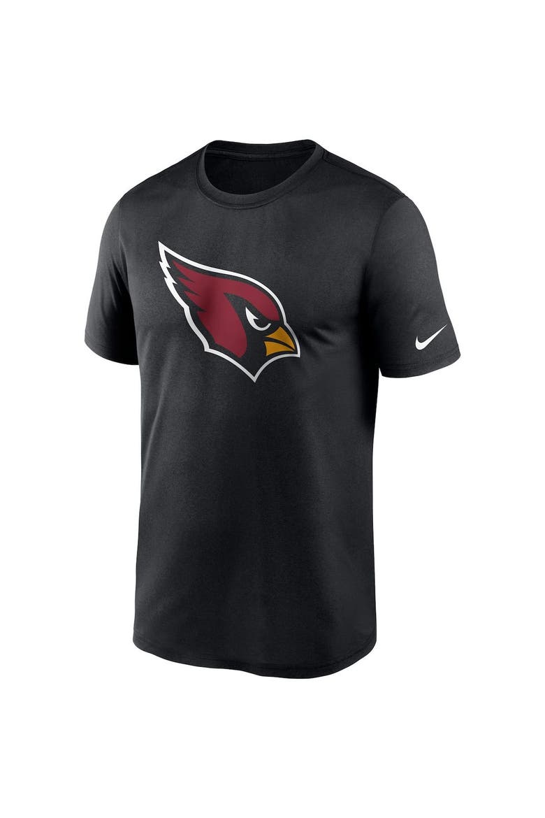 Men's Nike Black Arizona Cardinals Logo Essential Legend Performance T-Shirt, Alternate, color, Black