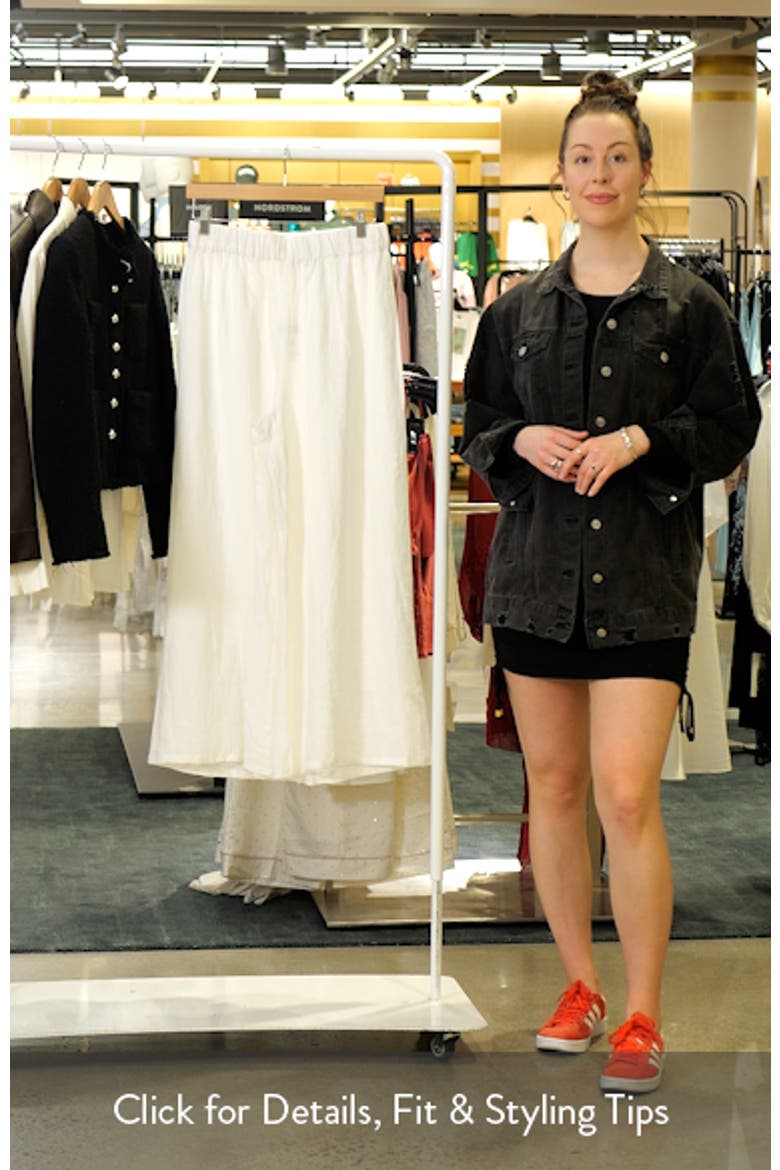 Tallows Wide Leg Linen Cover-Up Pants video