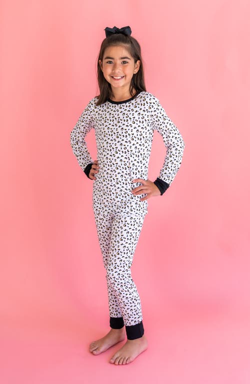 Laree + Co Allie 2-piece Long Sleeve Set In Leopard