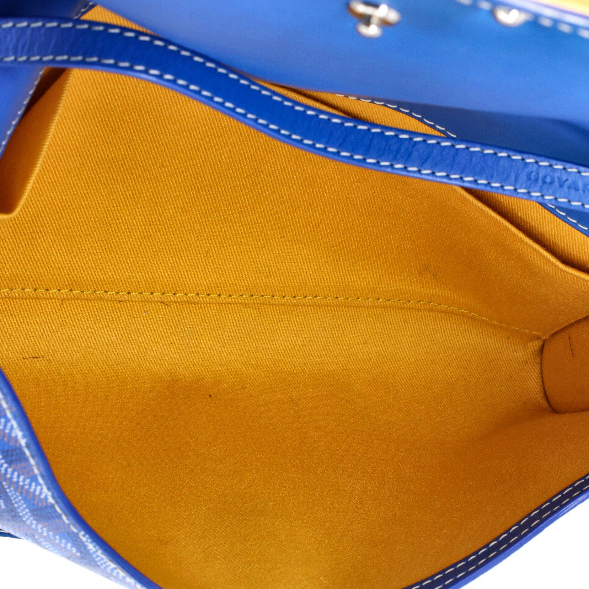 Monte Carlo Clutch with Strap Coated Canvas PM, Alternate, color, Blue