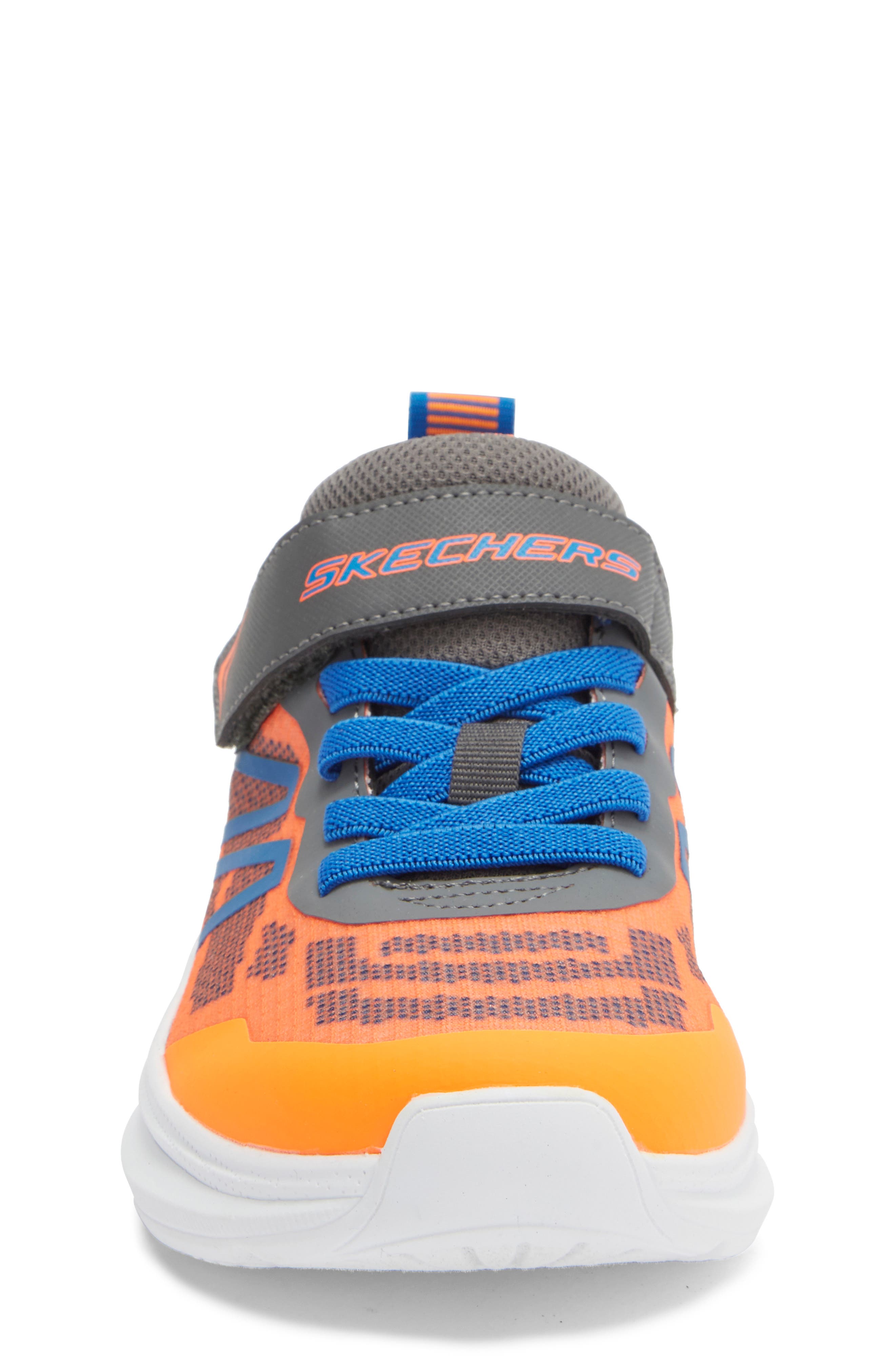 Kids' Microspec Velocity Sneaker, Alternate, color, ORCC