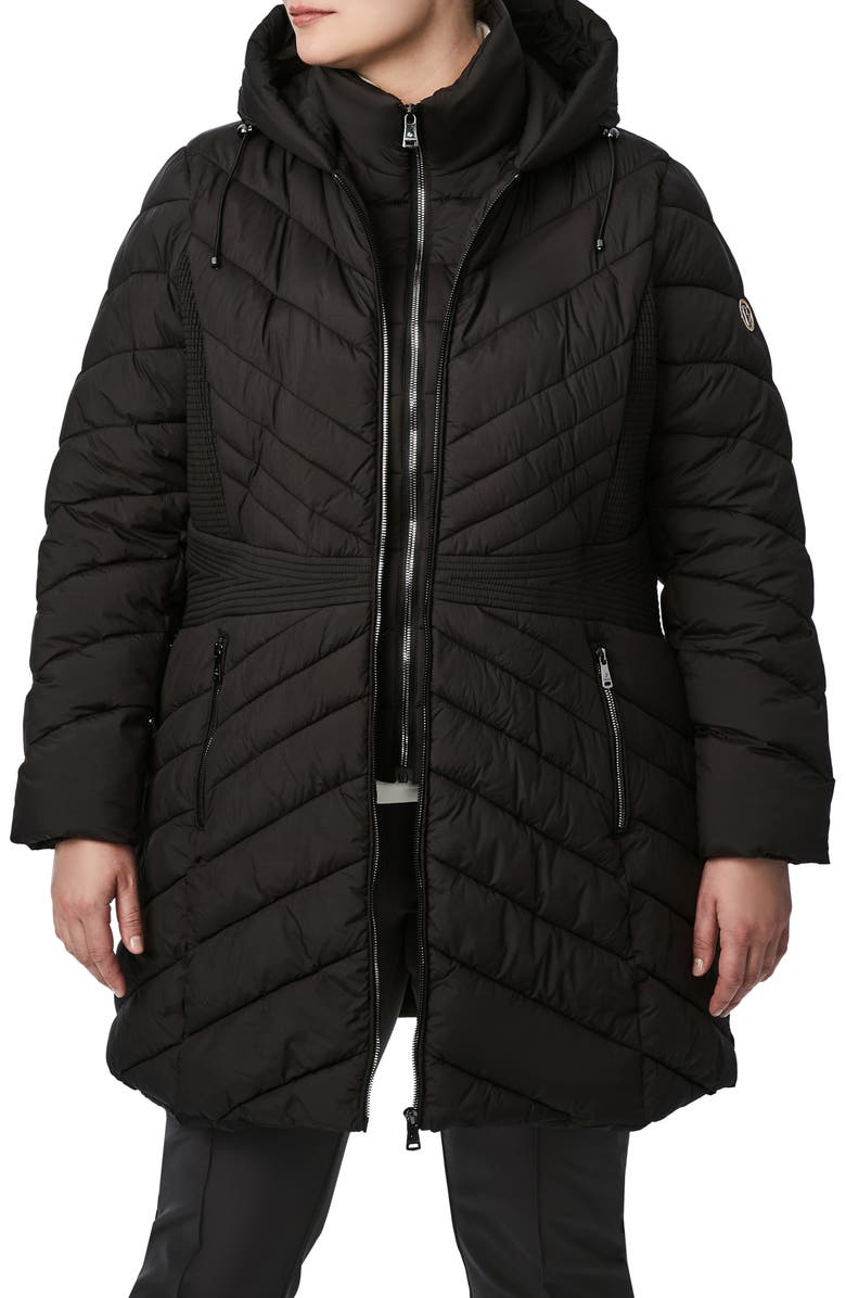 Bernardo Softy Glam EcoPlume<sup>™</sup> Packable Puffer Coat, Main, color,