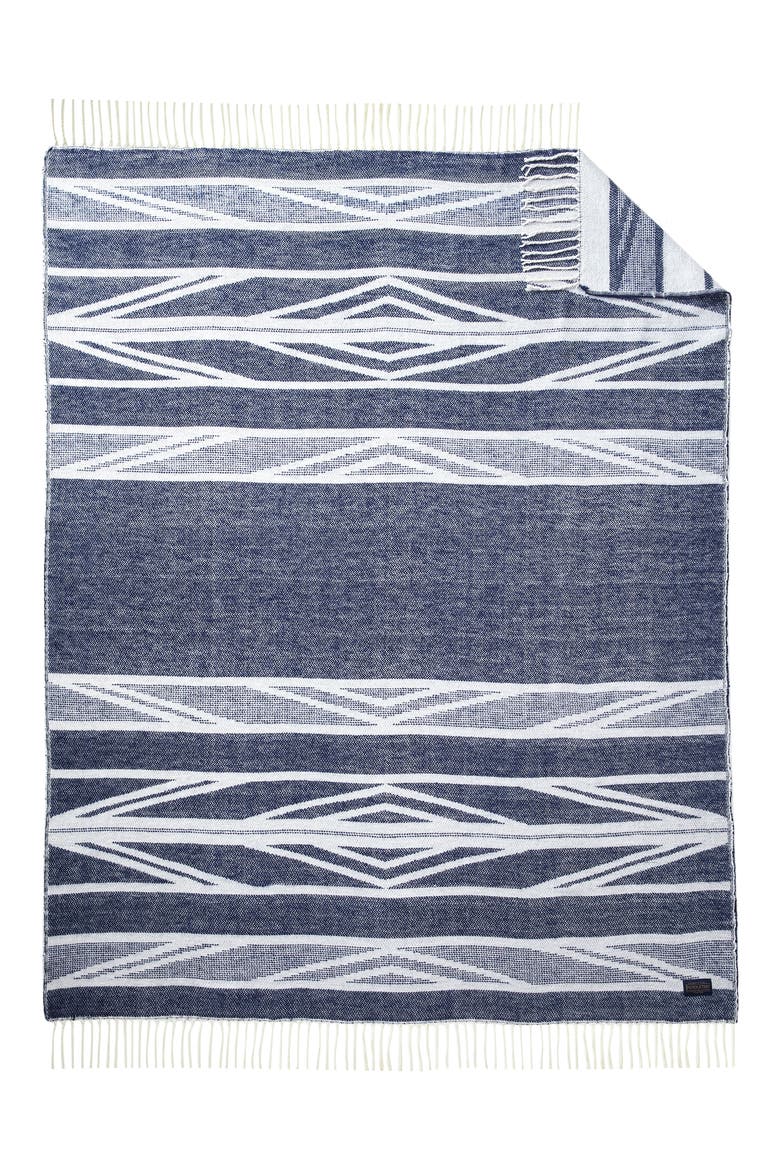 Rio Canyon Fringe Throw Blanket, Alternate, color, BLUE