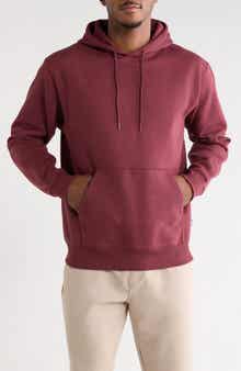 New Balance Relaxed Cotton Blend Fleece Hoodie