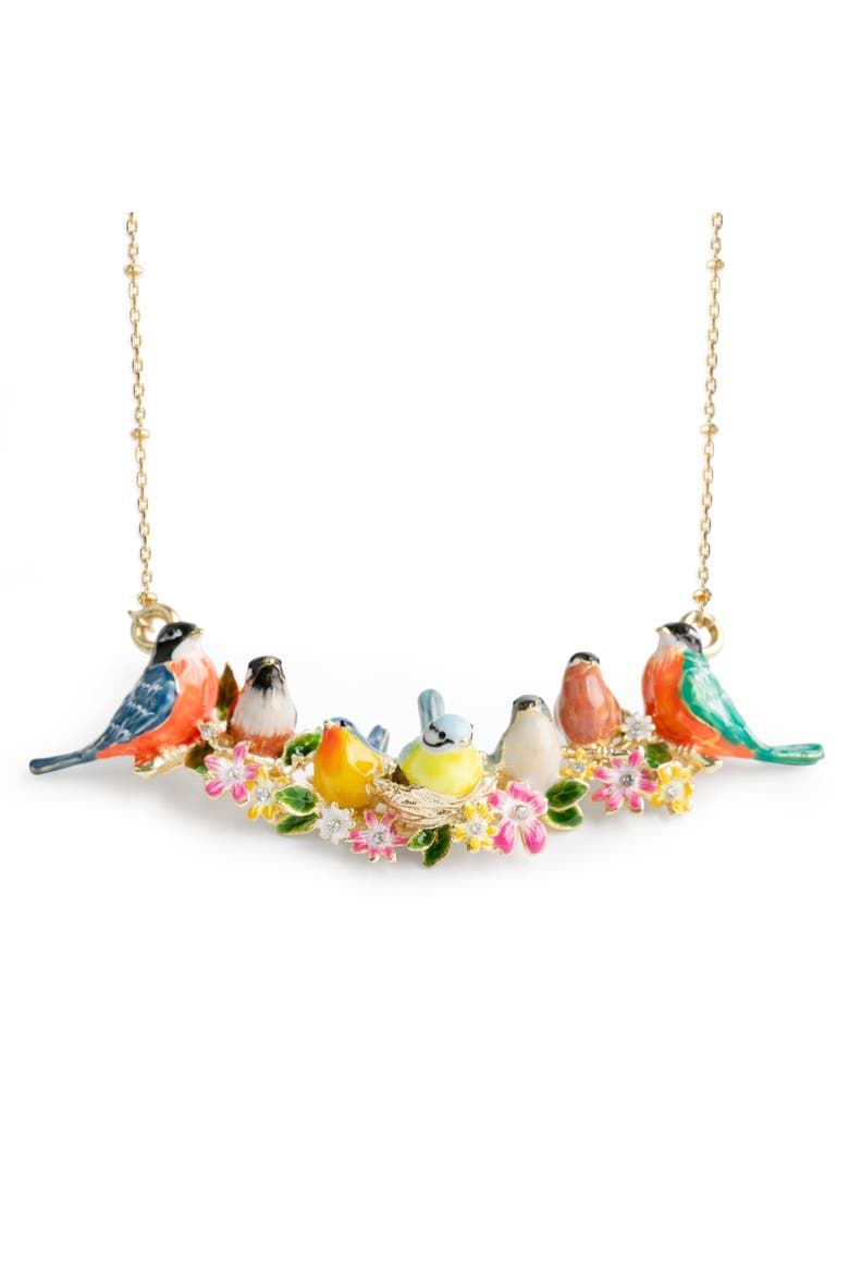 Goldcrest Songbird Serenade Necklace, Main, color, Songbird