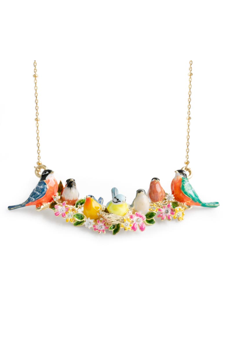 Bill Skinner Studio Goldcrest Songbird Serenade Necklace, Main, color, Songbird