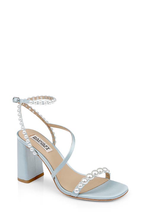 Light blue strappy sandals best sale