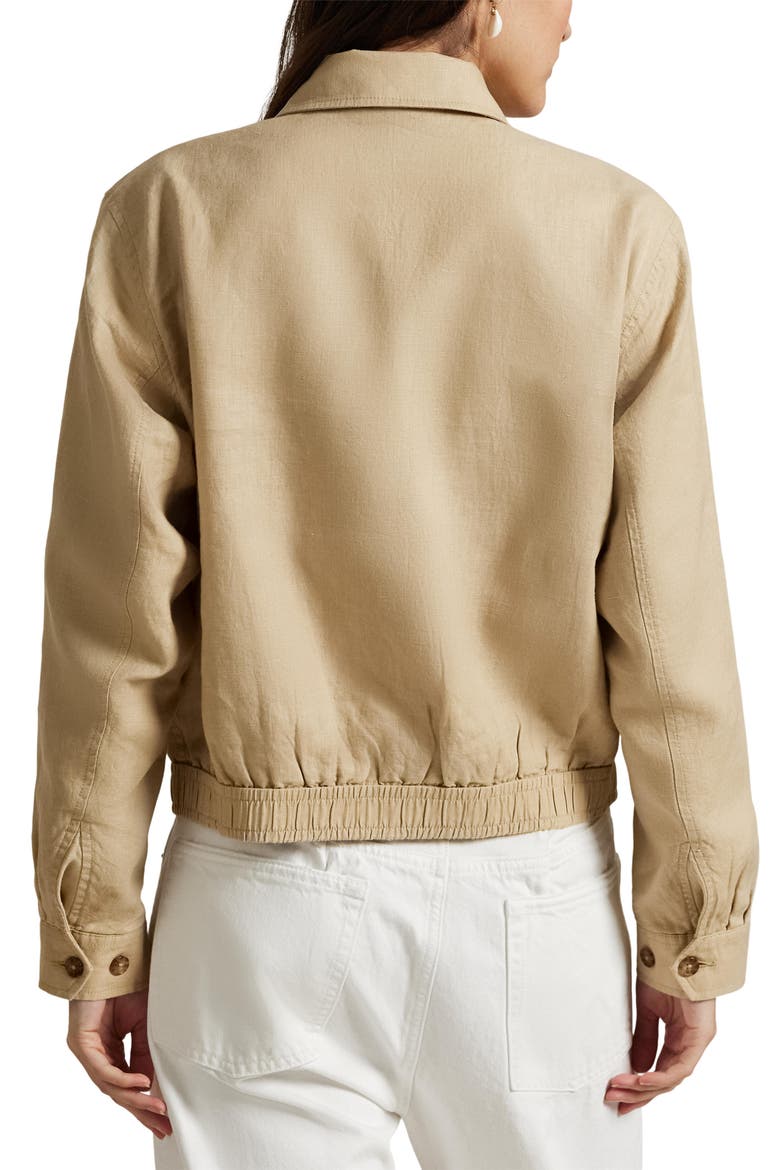 Linen Jacket, Alternate, color, CLAY TAN