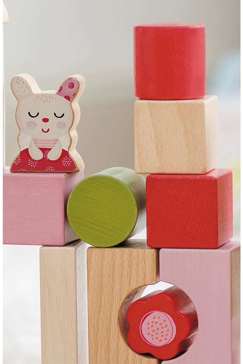 Pippa Bunny Babablocks Building Blocks, Alternate, color, Multi / Pink