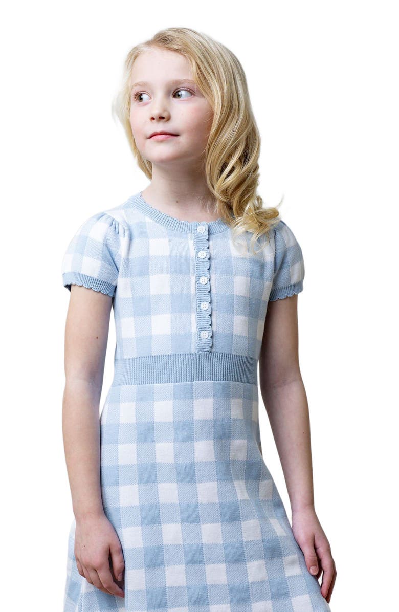 Hope & Henry Girls' Organic Button Front Sweater Dress, Toddler, Alternate, color, 