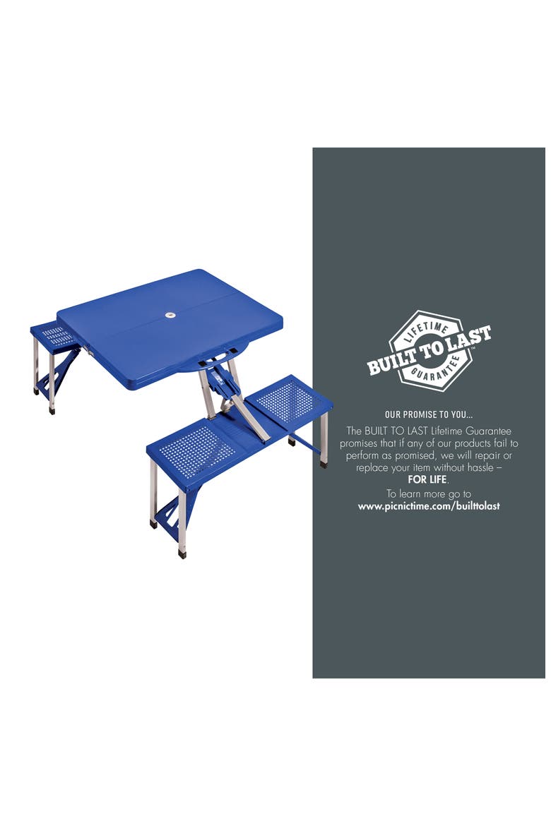 Portable Folding Picnic Table, Alternate, color, BLUE