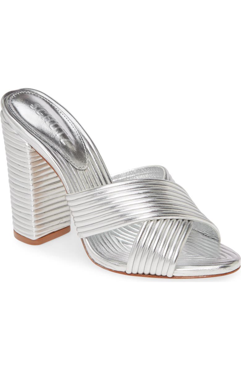 Schutz Emma Dale Block Heel Slide Sandal, Main, color,