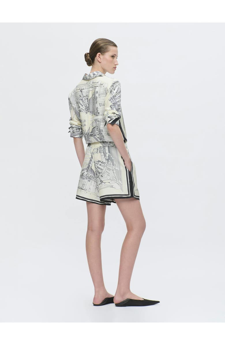 Callas Milano JUVIA Rome print shorts, Alternate, color, White